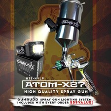 Atom X27 Professional Hvlp Air Spray Gun Kit For Automotive Primer Paint Atom X27 Professional Hvlp Air Spray Gun Kit For Automotive Primer Paint