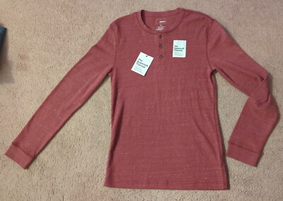 NWT Sonoma Small Long Sleeve Waffle Knit The Supersoft Thermal