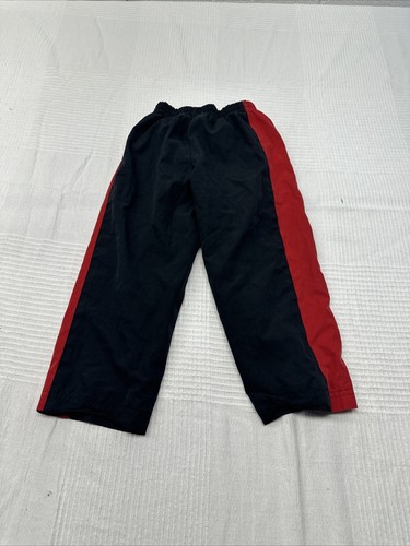 Vintage Nike Pants Youth 4 Black Red Track Pants Streetwear Athleisure Kids Boys - Picture 5 of 5