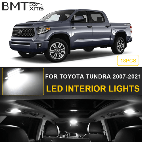 18x White Interior LED Lights Bulbs Package Kit For 2007-2021 TOYOTA Tundra+TOOL - Bild 1 von 12