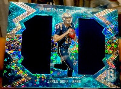 2016 Panini Spectra Jared Goff Rookie Dual Patches No. 1    /99