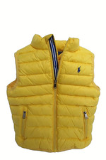 Polo Ralph Lauren yellow duck down zip front vest-size 5- NWOT