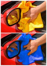 Kirkland Signature Microfiber Towel Case, 324-count, BLUE/YELLOW colors