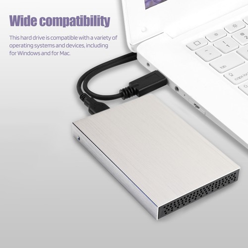 External Hard Disk Drive High-Speed Transmission USB 3.0 1TB/2TB/4TB Hard Drive - Photo 8/25