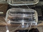Clear Glass Butter Dish — photo 2