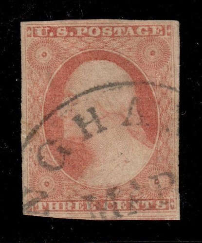 US Scott 10 - Type 1 - Used/Hinged