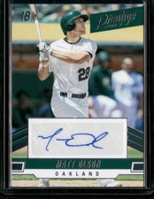 2019 Panini Chronicles #PA-MO Matt Olson Prestige AUTO