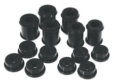 Set Of 10 Black Nylon Snap-In Lamp Cord Bushings - 3/8" Diameter - HEYCO Style (Part #50216J)