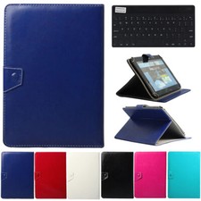 For RCA LG Amazon Tablet Wireless Utra-Slim Keyboard 7" W/ Leather Stand Cover