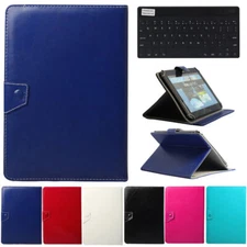 For RCA LG Amazon Tablet Wireless Utra-Slim Keyboard 7" W/ Leather Stand Cover