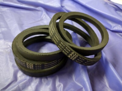 CONTINENTAL HY-T PLUS A35 V-BELTS 1 RIB 0.500'' WIDTH 37'' OUTER LENGTH (LOT OF 2)