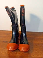 Eagle Claw Water Proof Rubber Boots Steel Shank Size 14 Hunting Fishing Boots 