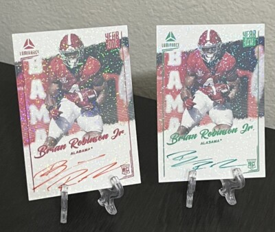 Brian Robinson Jr Autos Panini Luminance RC Red Ink And Green Ink + Bonus RC