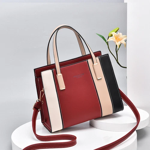 Bolsos de mano de cuero sintético para mujer Bandolera Cartera de hombro Cartera Bolso de mano - Imagen 15 de 22
