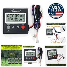 Hunting Timer for Deer Feeders - 6V/12V, User-Friendly with 8 Feed Times