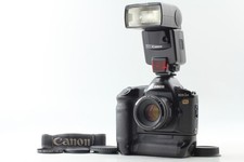  MINT w/Flash Canon EOS 1 N RS 35mm Film Camera 50mm f/1.8 ii Lens From JAPAN
