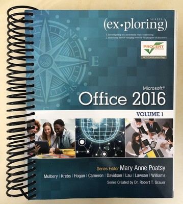 Exploring Microsoft Office Excel 2016 Comprehensive (Book Only, No MyITLab I...