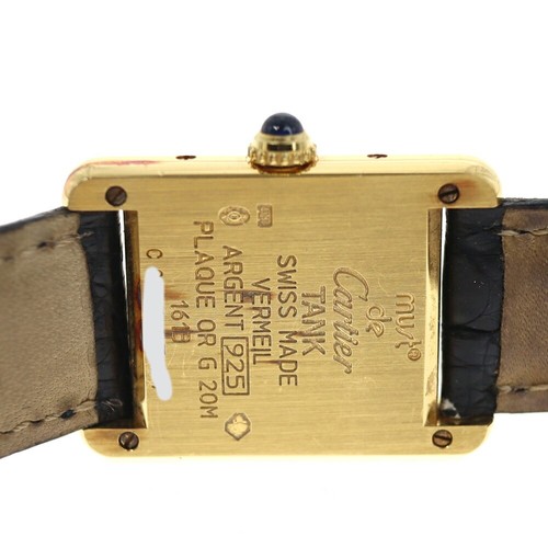 Reloj para damas Cartier Mast Tank Sm 1613 usado caja blanca tamaño 20x29 mm #31325 - Imagen 9 de 12