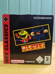 Gameboy Advance Game Pac-Man NES Classics 2004 GBA. Boxed with Manual