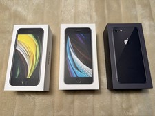 3 EMPTY BOXES - iPhone SE 2020 White, iPhone SE 2020 Black, iPhone 8 Space Gray