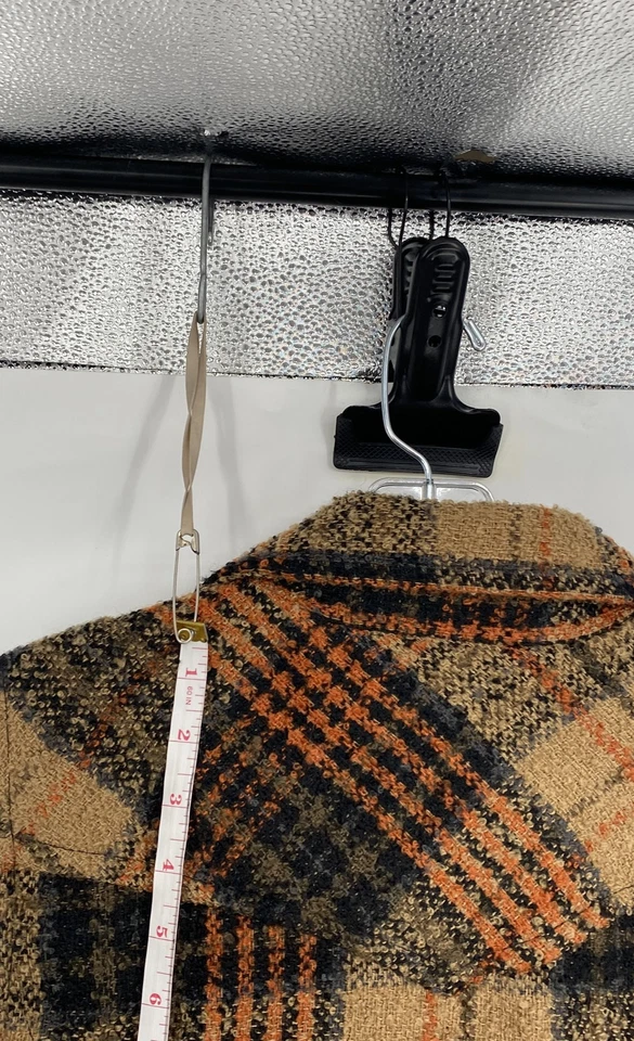 Christopher & Banks Womens Multicolor Plaid Sleeveless Full-Zip Vest Size Large - Image 3 of 4