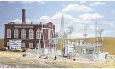 Walthers Cornerstone HO Scale Building/Structure Kit Light & Power Substation