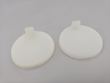 Set of 2 Vintage Tupperware Sippy Cup Sheer Lids 1552 for Bell Tumbler Cups L70