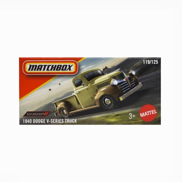 Matchbox Power Grabs 1940 Dodge V Series Truck 119/125 2025 1:64 Modellauto Usa-image