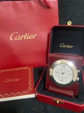 Cartier Pasha Reiseuhr Damen Taschenuhr mit Box, seltener Artikel gebraucht J...