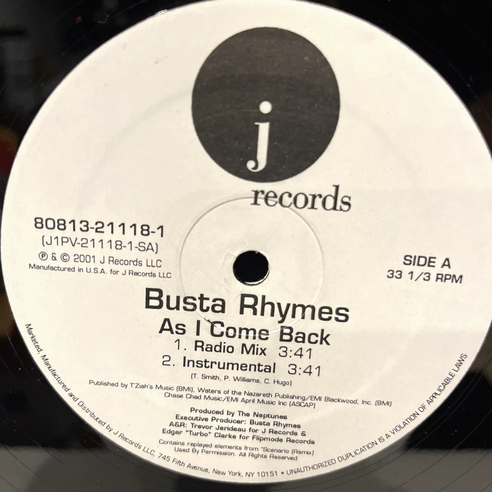 LOTE DE 4 HIP-HOP R&B 12” VINILO SINGLES BUSTA RIMAS JA RULE LUDACRIS CHINGY SET Foto 3 de 4