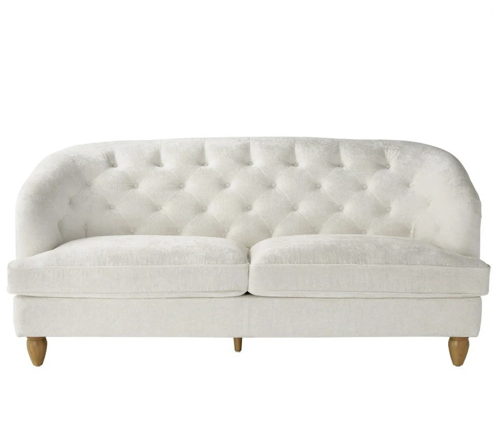 Sofamania Alvina Contemporary Velvet Lounge Sofa - EXP298-DGR - Image 2 of 4