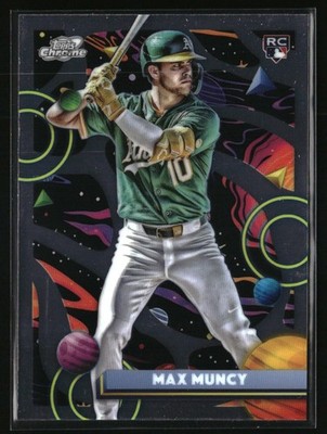 2025 Topps Chrome Cosmic Max Muncy RC #40 RC Athletics