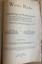 Wiener Kuche : Sammlung von Kochrezepten der staatlichen Bildungsanstalt 1928.