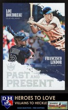 2018 Diamond Kings Past & Present Francisco Lindor / Lou Boudreau #PP12 Indians