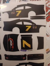 2025 Justin Allgaier Test Car 1/64 Peel Stick Decals