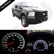 White LED Dash Cluster Instrument Lighting Kit Fits 2003-2005 Ford Excursion
