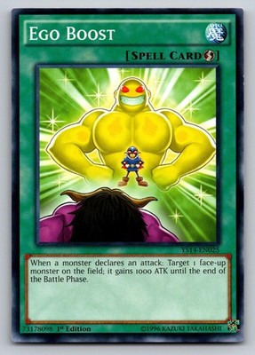 Ego Boost YS14-EN025 Super Starter: Space-Time Showdown Yu-Gi-Oh NM