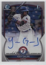 2023 Bowman Chrome Prospect Refractor /499 Yosy Galan #CPA-YGA Auto 5h0