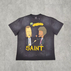 【SAINT Mxxxxxx T-SHIRTS】 Buy SAINT Mxxxxxx On Earth Tee 'Black' - SM YS8 0000 002 | GOAT