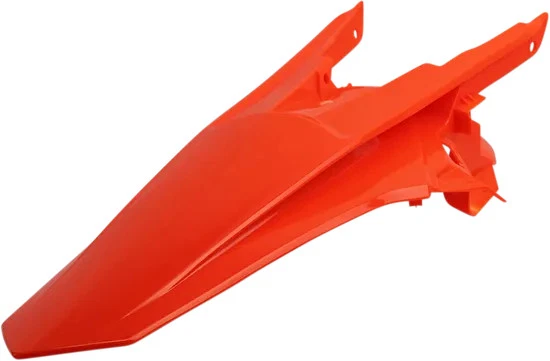 Guardabarros trasero Acerbis naranja fluorescente KTM 360 EXC 17-18 Foto 2 de 4