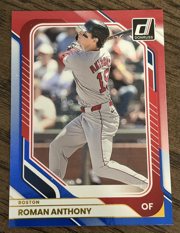 ROMAN ANTHONY 2026 Donruss Red & Blue #61 Red Sox