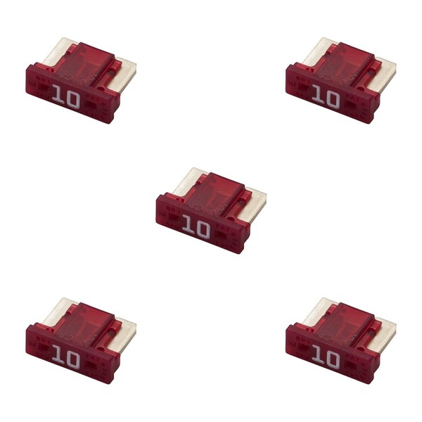 5 Sicherungen Niedrige Flachstecksicherung 10 A 8820-9 Hella FüR Diverse Fzg.-image