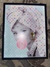 Louis Vuitton Audrey Hepburn 16x24 Framed Art Print Oliver Gal 