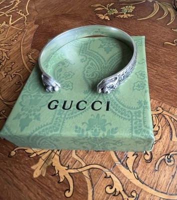 Gucci GG Armband / Armreif neuwertig in Box und Etui. Größe M