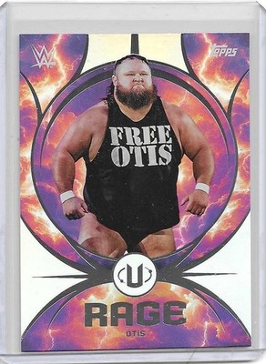 Otis 2025 Topps Universe WWE #RA-22 RAGE Insert Trading Card