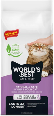 World'S Best Cat Litter, Clumping Litter Formula for Multiple Cats, 28-Pounds