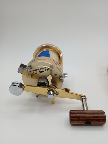 SHIMANO TRITON Mark II Fishing Reel Baitcaster Trolling Boat W BOX Made In Japan - Picture 3 of 20
