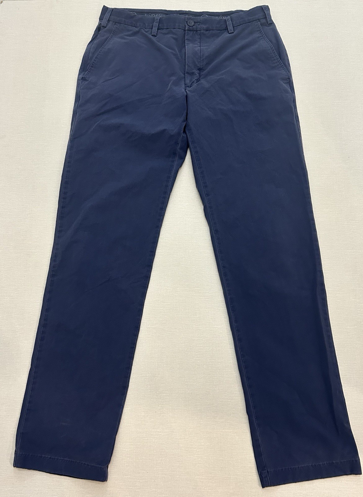 Vineyard Vines On The Go Slim Pants Mens 36x36 Blue Marthas Vineyard Preppy Golf