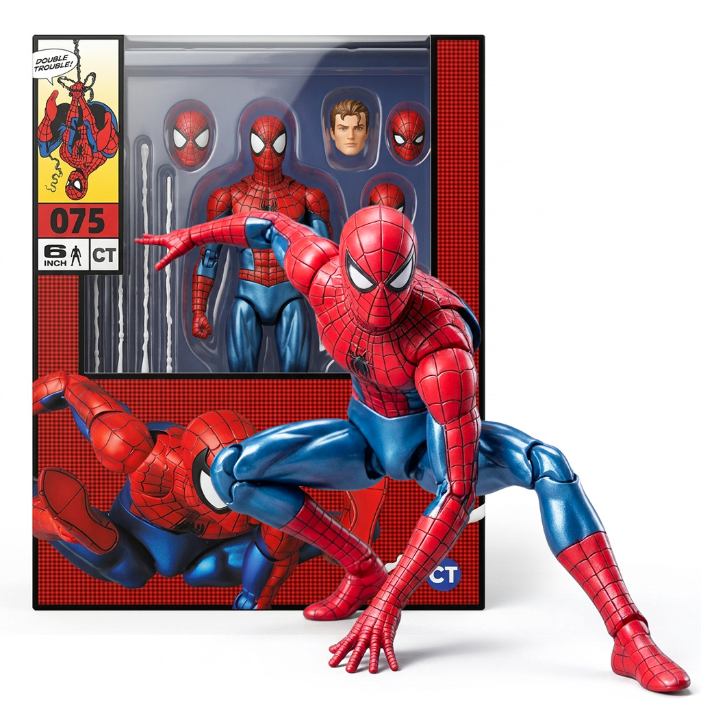 CT Toys No.075 Spider-Man Comic Version 1/12 6in Action Figure Collectible