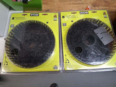 #ad #ad 2 New RYOBI 8quot; HARD BRISTLE BRUSH A95HB81 NEW $29.95